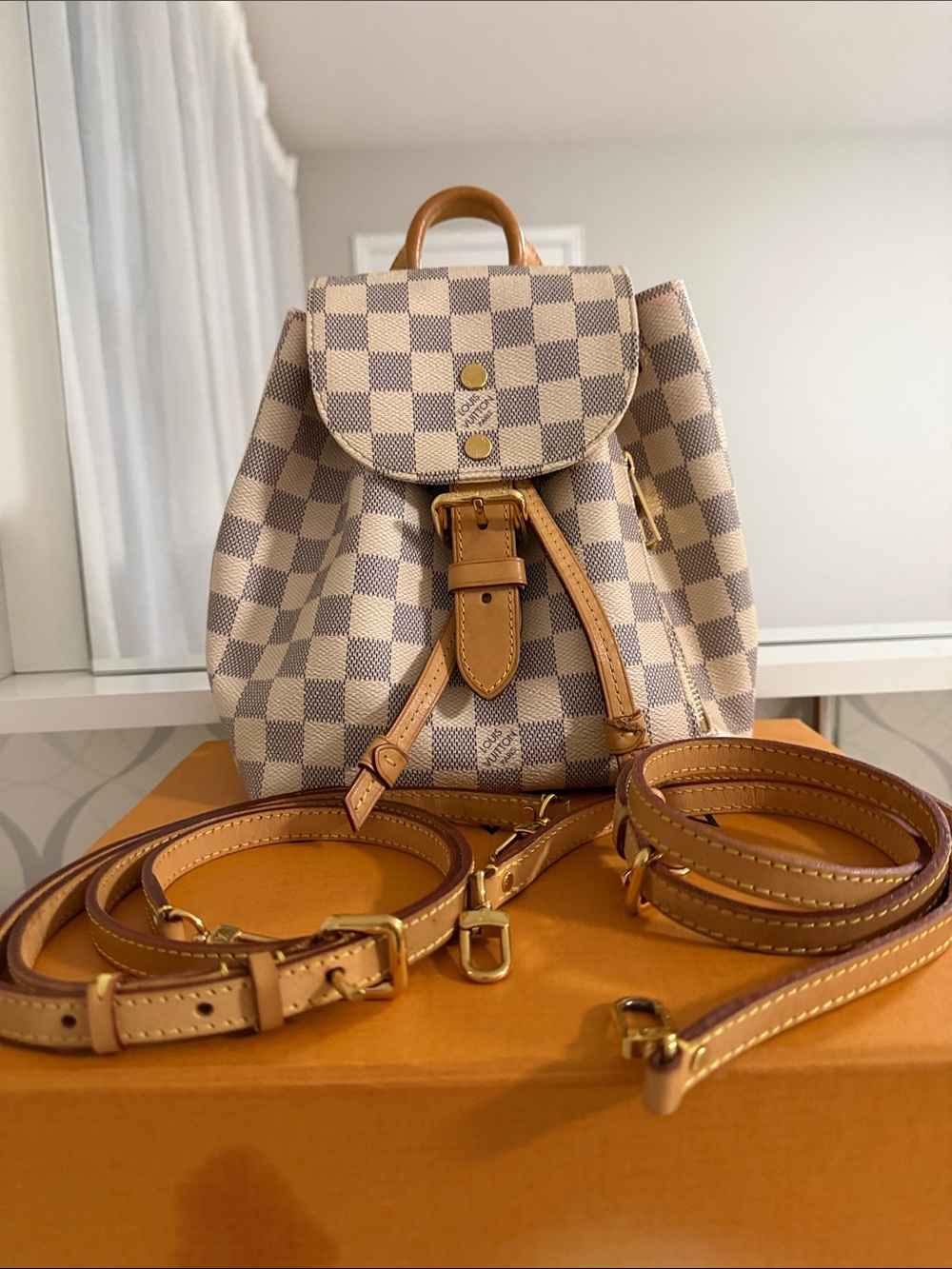 Preloved Louis Vuitton Sperone BB Damier Azur - Picture 5 of 10